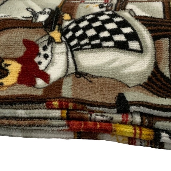 VIP Chef Kitchen Towel Set Fat Italian Chef Decor Set of 2 Thick Absorbent - Picture 3 of 11